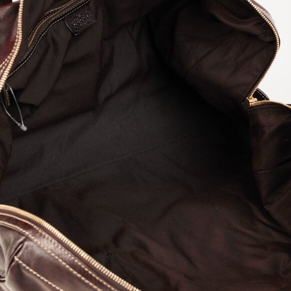 Gucci Britt Boston Web Brown-Leather Bag - Picture 12 of 14